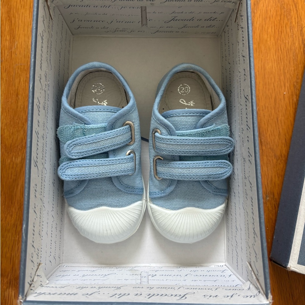 JACADI Adit Baby & Toddler shoes - Baby canvas sandals (SZ 20)